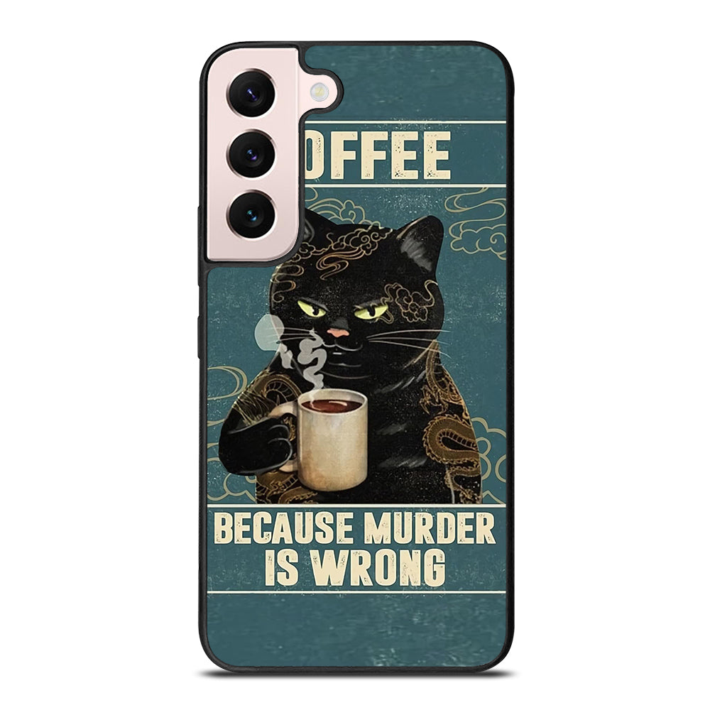Cat n Coffee Samsung Galaxy S22 Plus 5G Case