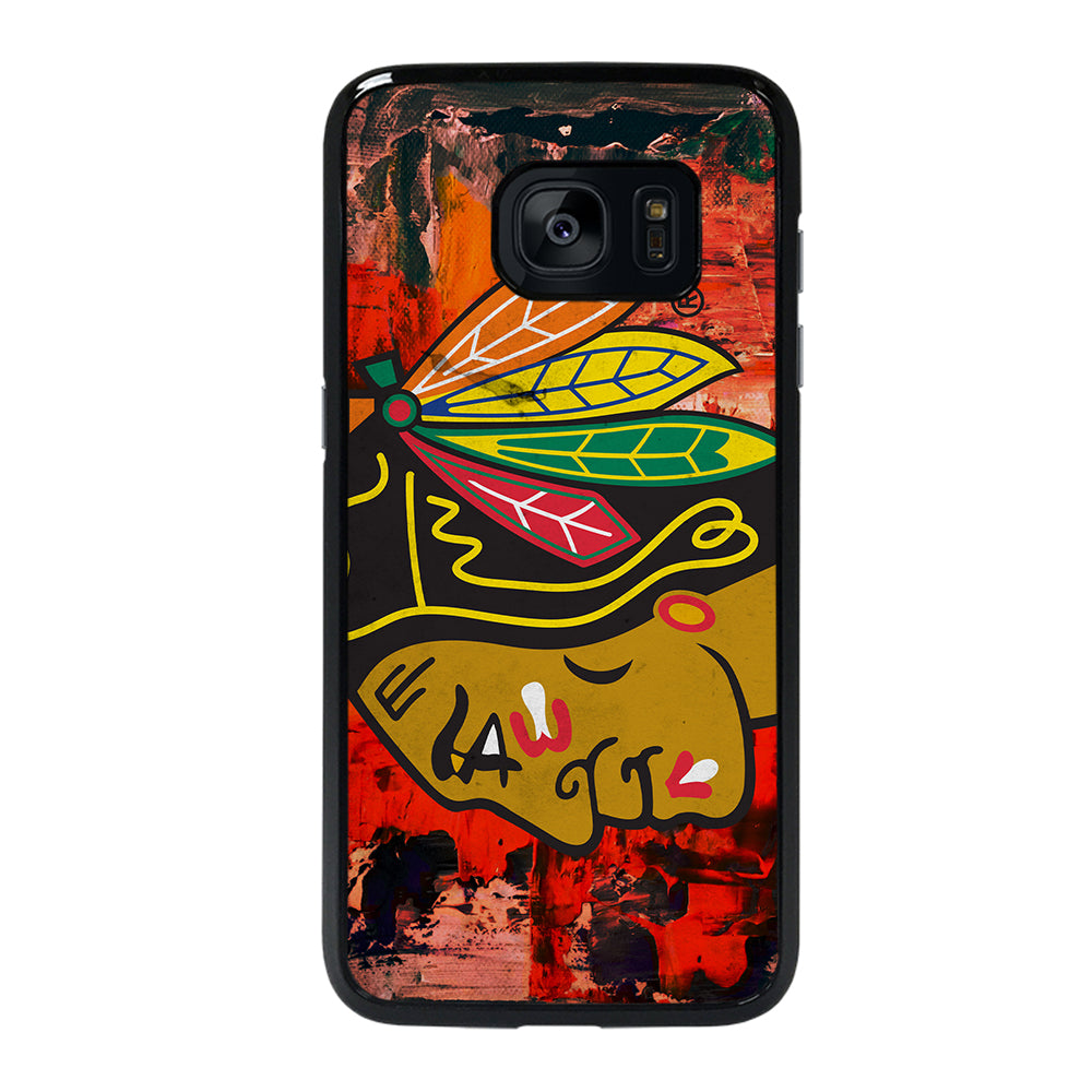 Chicago Blackhawks Symbol Samsung Galaxy S7 Edge Case
