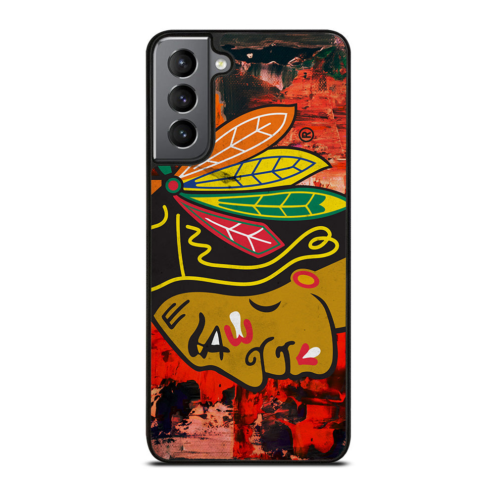 Chicago Blackhawks Symbol Samsung Galaxy S21 Plus 5G Case