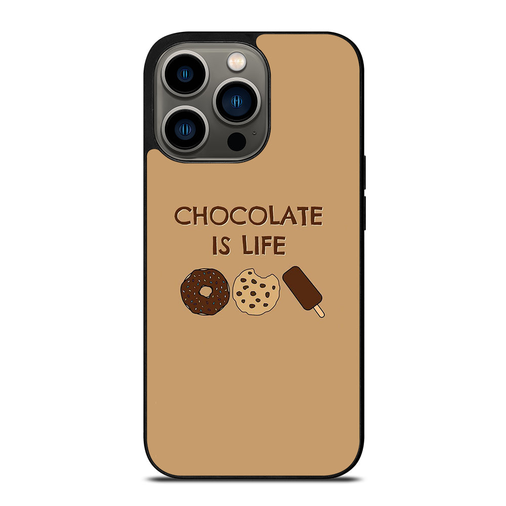 Chocolate Is Life Image iPhone 13 Pro Case