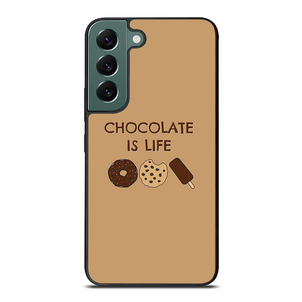 Chocolate Is Life Image Samsung Galaxy S22 5G Case