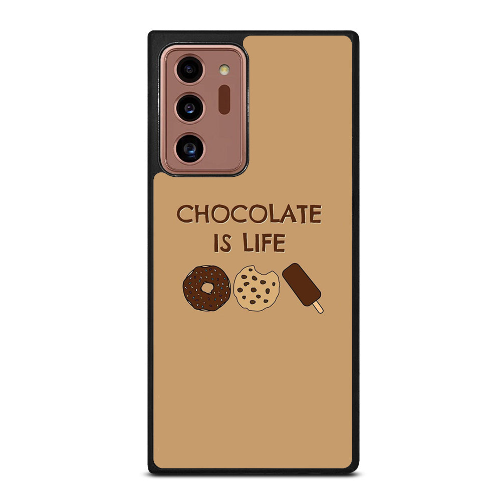 Chocolate Is Life Image Samsung Galaxy Note 20 Ultra Case