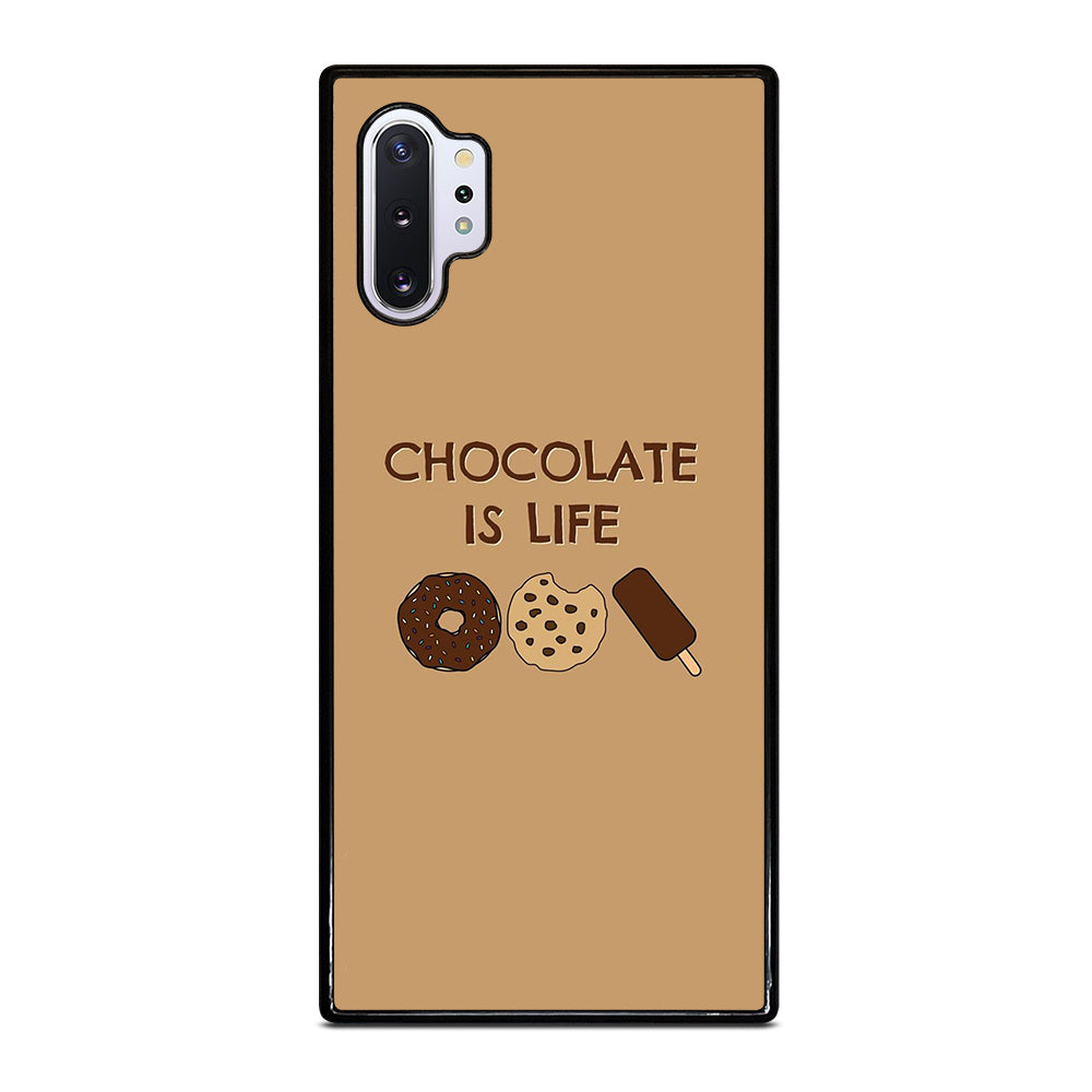 Chocolate Is Life Image Samsung Galaxy Note 10 Plus Case