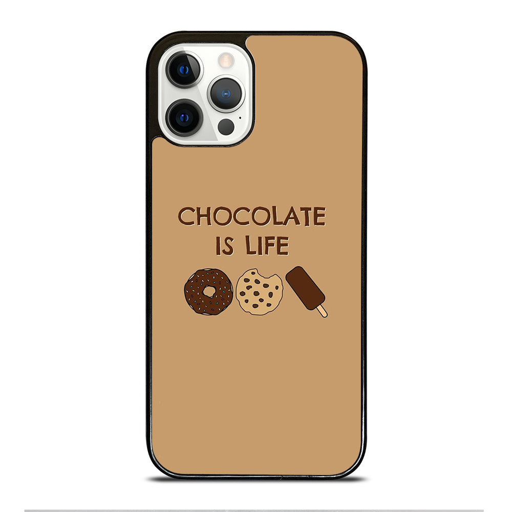Chocolate Is Life Image iPhone 12 Pro Case