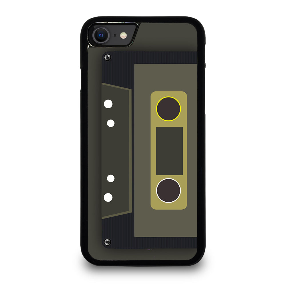 Chocolate Retro Cassette Tape iPhone SE 2020 Case