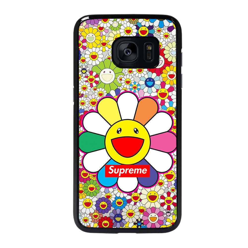 Colorful Takashi Murakami Flower Samsung Galaxy S7 Edge Case