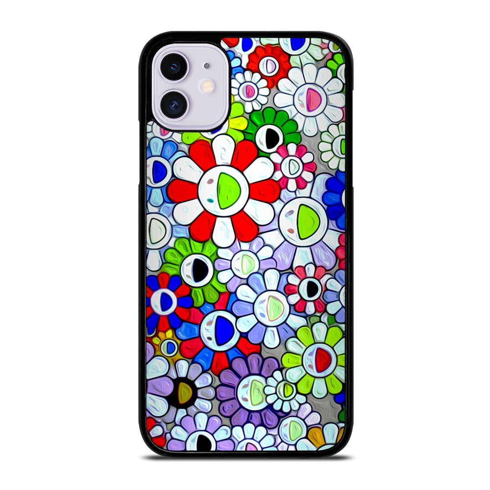 Cool Takashi Murakami Flowers iPhone 11 Case