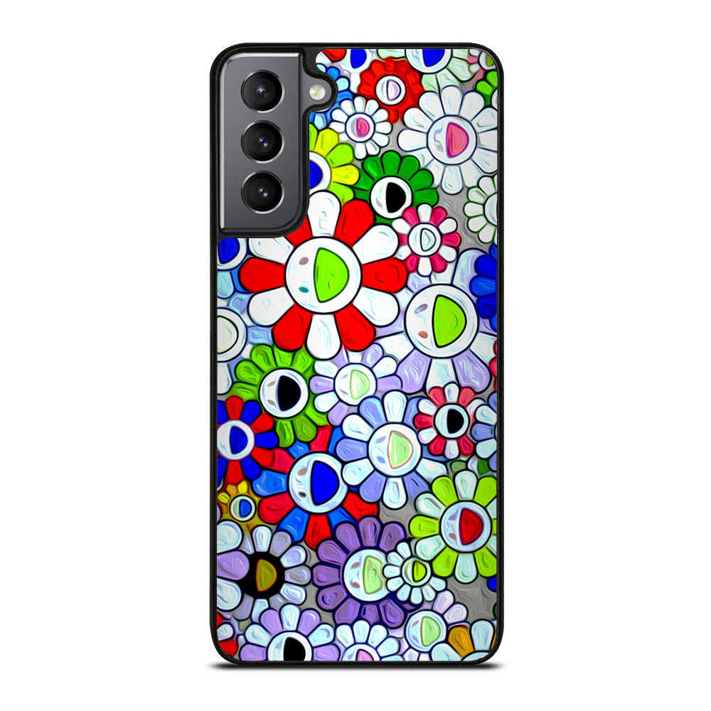 Cool Takashi Murakami Flowers Samsung Galaxy S21 Plus 5G Case