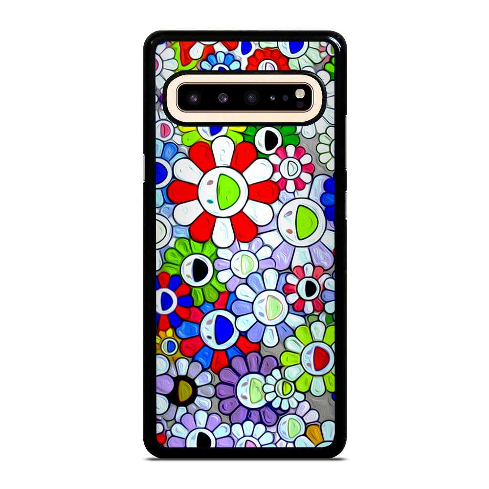 Cool Takashi Murakami Flowers Samsung Galaxy S10 5G Case