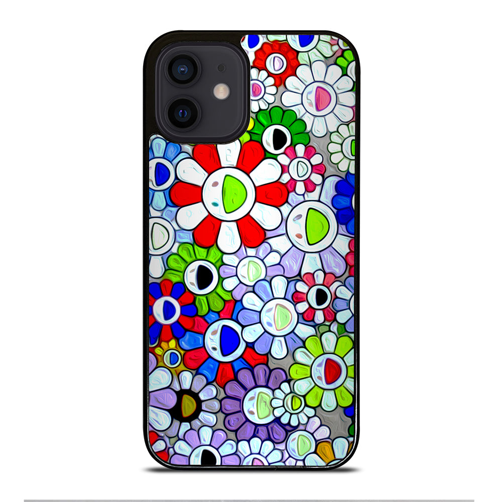 Cool Takashi Murakami Flowers iPhone 12 Mini Case