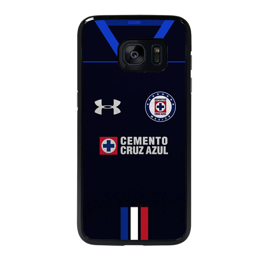 Cruz Azul Football Club Jersey Image Samsung Galaxy S7 Edge Case