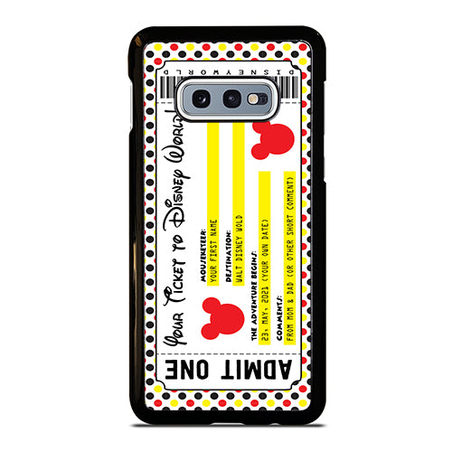 Custom Personalized Disney Ticket Samsung Galaxy S10e Case