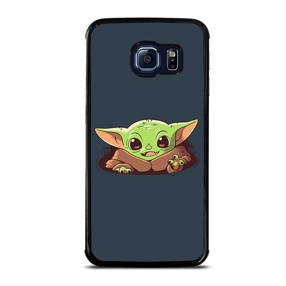Cute Baby Yoda Samsung Galaxy S6 Edge Case