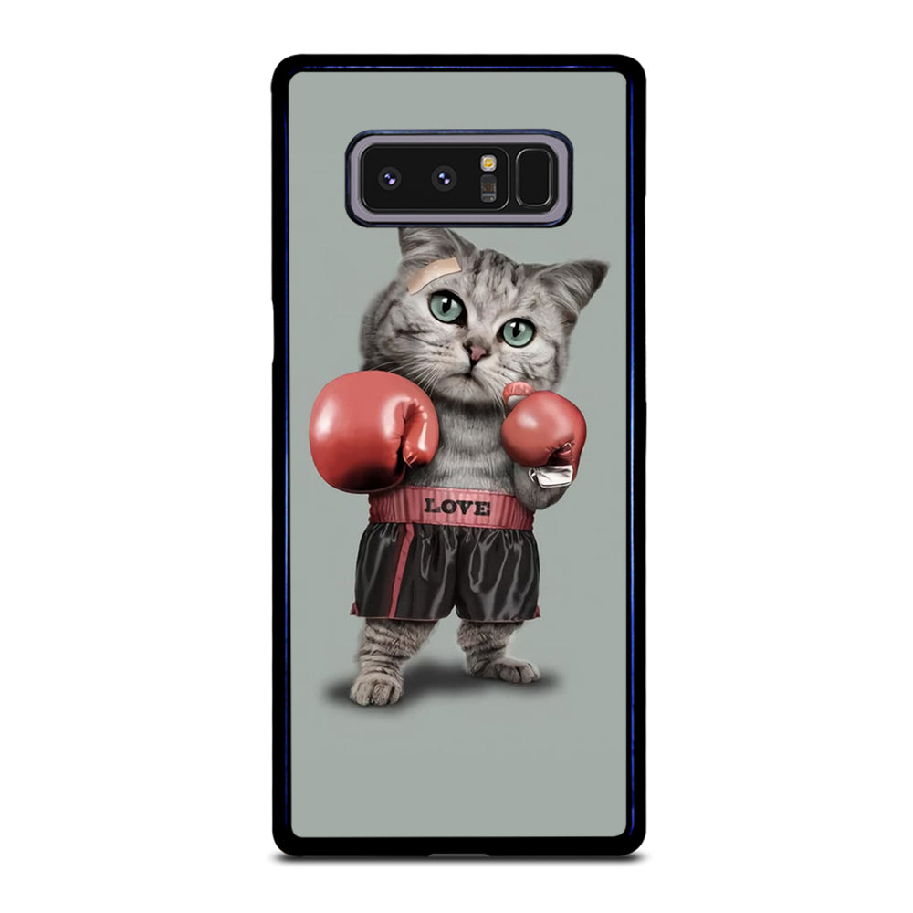 Cute Cat Boxing Samsung Galaxy Note 8 Case