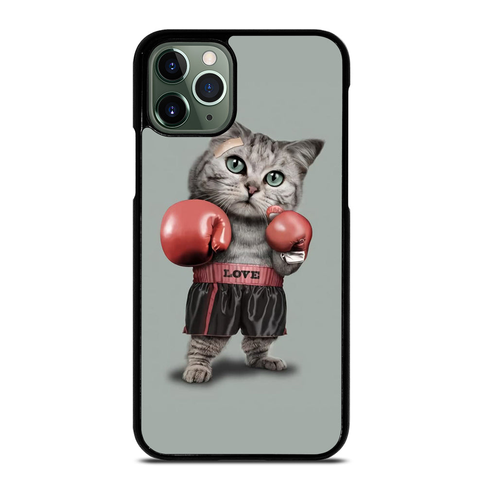 Cute Cat Boxing iPhone 11 Pro Max Case