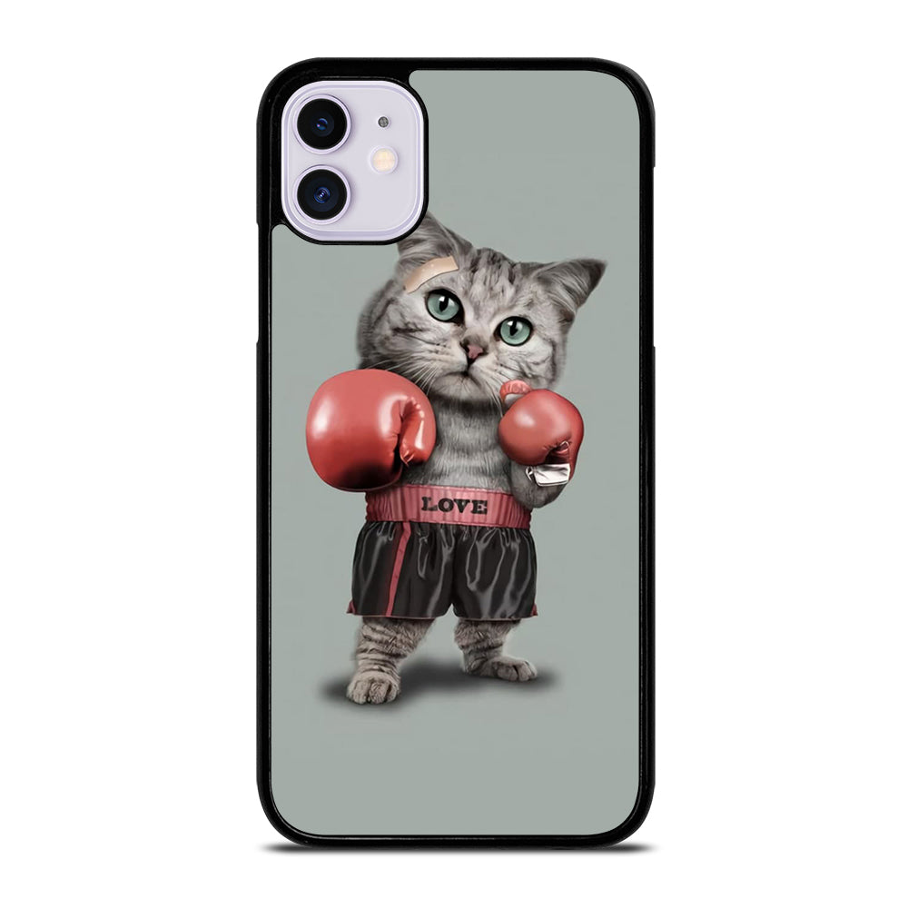 Cute Cat Boxing iPhone 11 Case