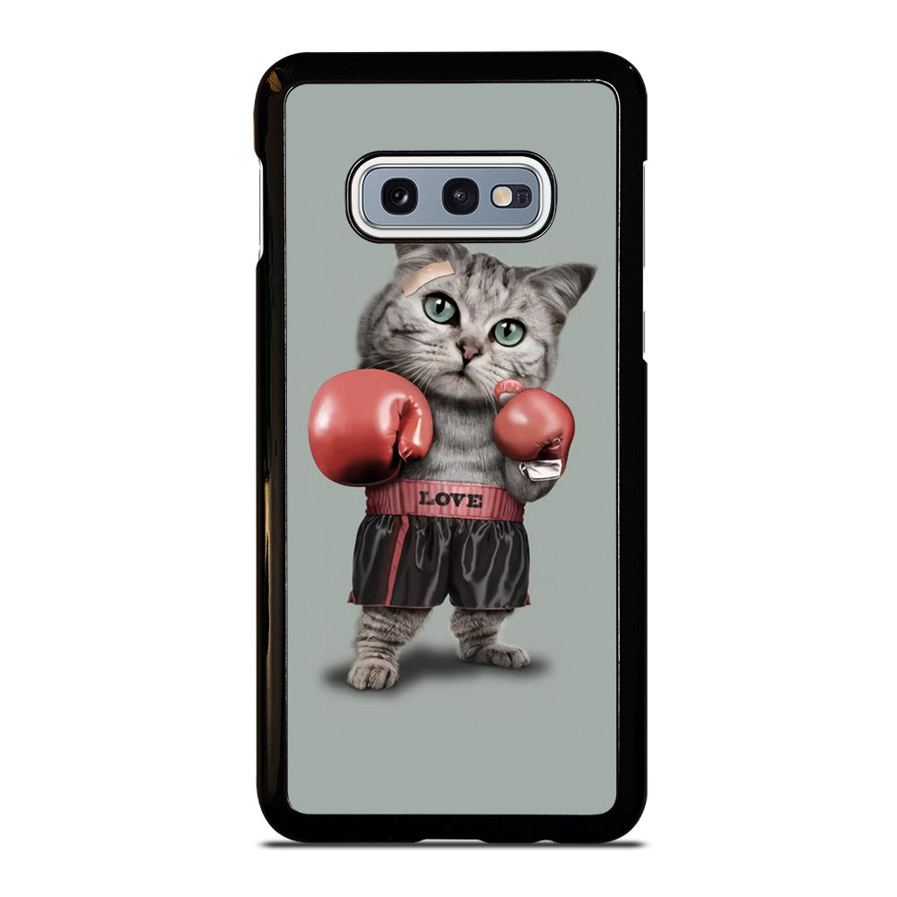 Cute Cat Boxing Samsung Galaxy S10e Case