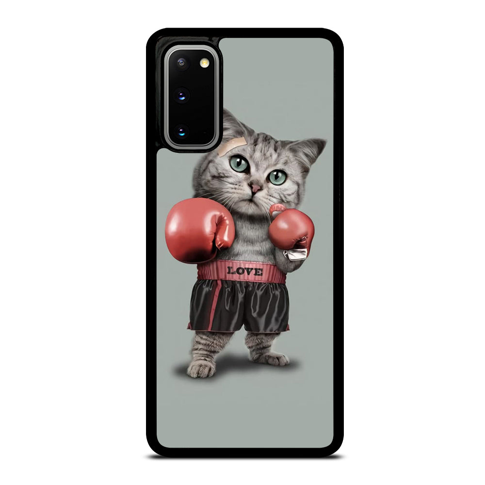 Cute Cat Boxing Samsung Galaxy S20 / S20 5G Case