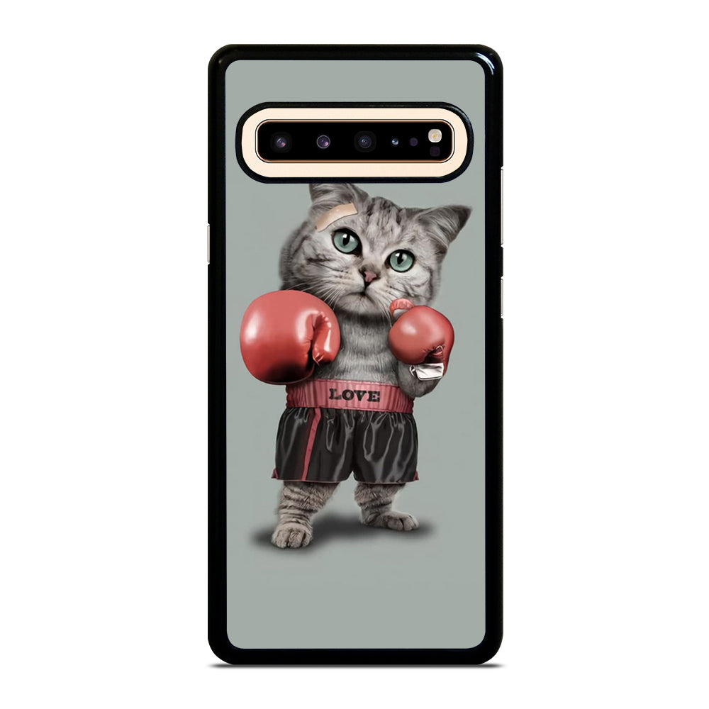Cute Cat Boxing Samsung Galaxy S10 5G Case