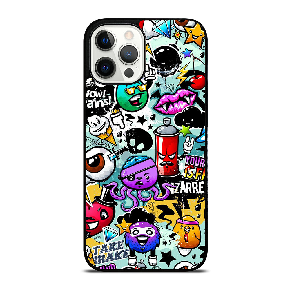 Cute Graffiti Image iPhone 12 Pro Max Case