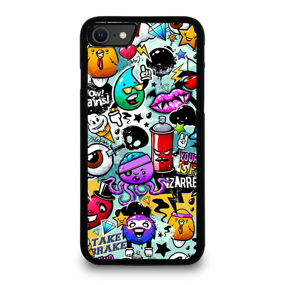 Cute Graffiti Image iPhone SE 2020 Case