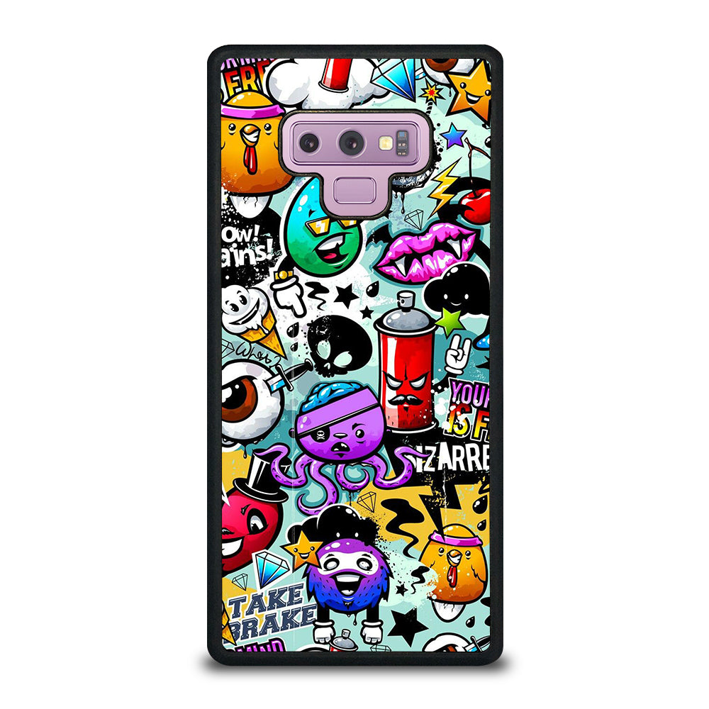 Cute Graffiti Image Samsung Galaxy Note 9 Case
