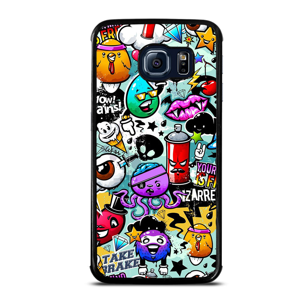 Cute Graffiti Image Samsung Galaxy S6 Edge Case
