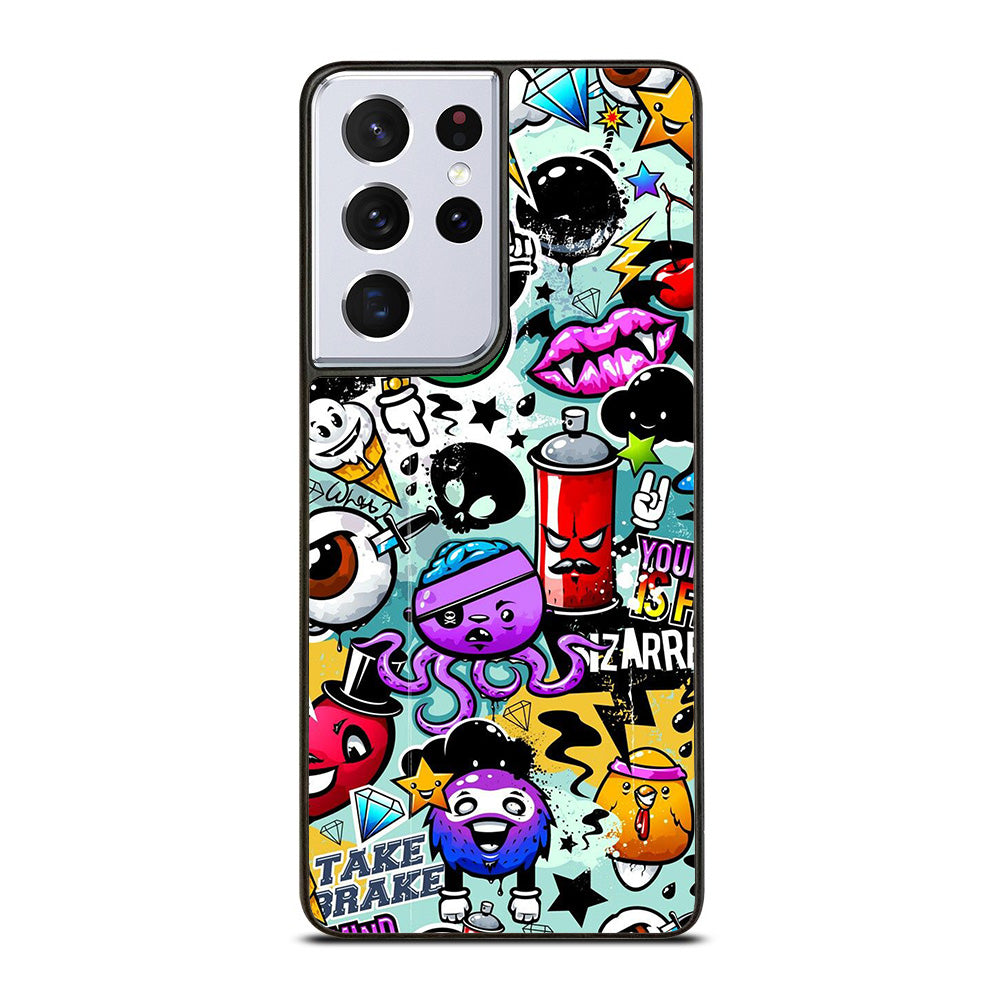 Cute Graffiti Image Samsung Galaxy S21 Ultra 5G Case