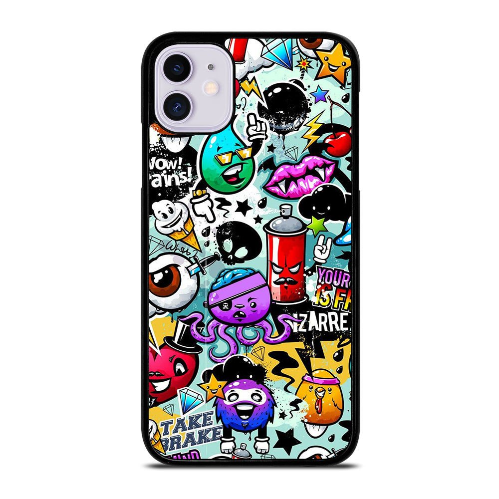 Cute Graffiti Image iPhone 11 Case