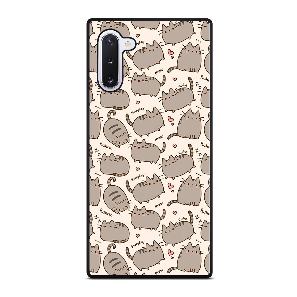 Cute Pusheen Cat Cartoon Collage Samsung Galaxy Note 10 Case