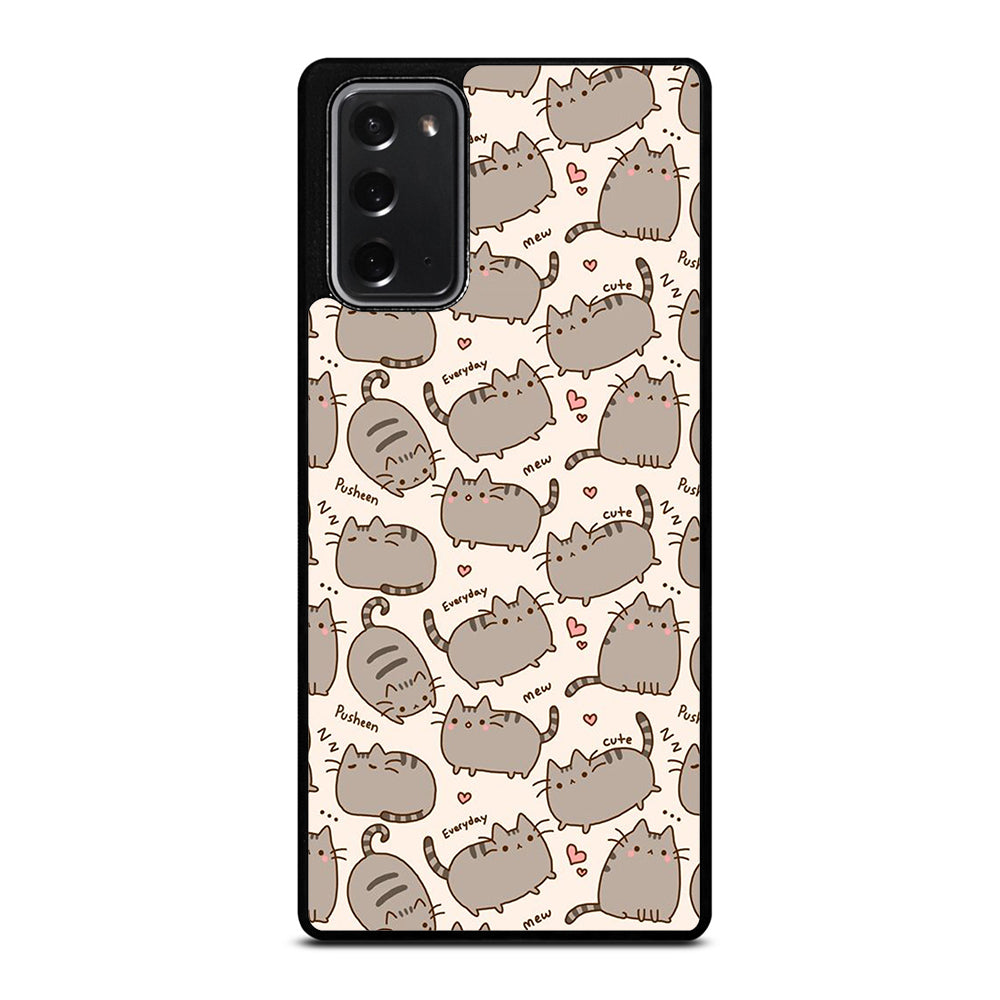 Cute Pusheen Cat Cartoon Collage Samsung Galaxy Note 20 Case