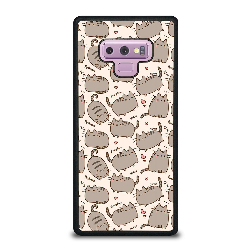 Cute Pusheen Cat Cartoon Collage Samsung Galaxy Note 9 Case