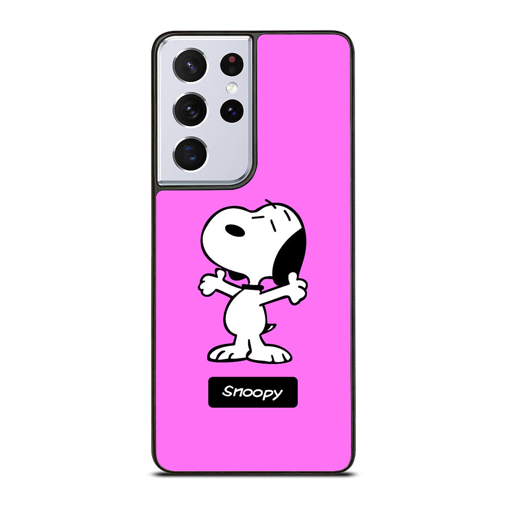 Cute Snoopy Dog Samsung Galaxy S21 Ultra 5G Case