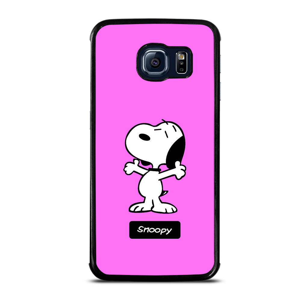 Cute Snoopy Dog Samsung Galaxy S6 Edge Case
