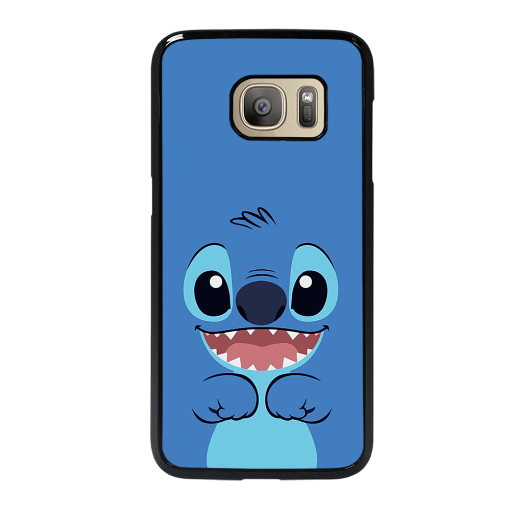 Cute Stitch Cartoon Face Samsung Galaxy S7 Case