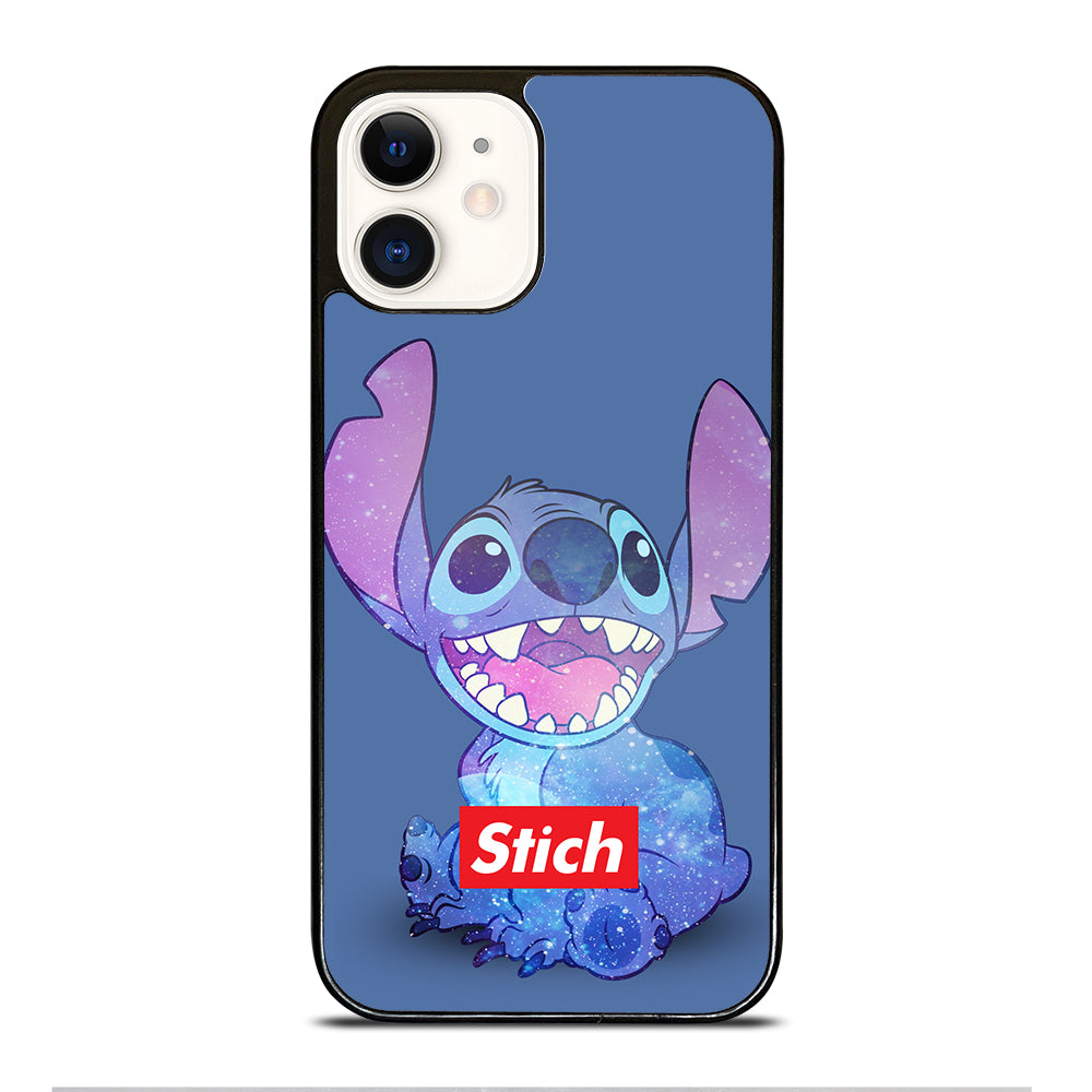 Cute Stitch Cartoon Galaxy iPhone 12 Case