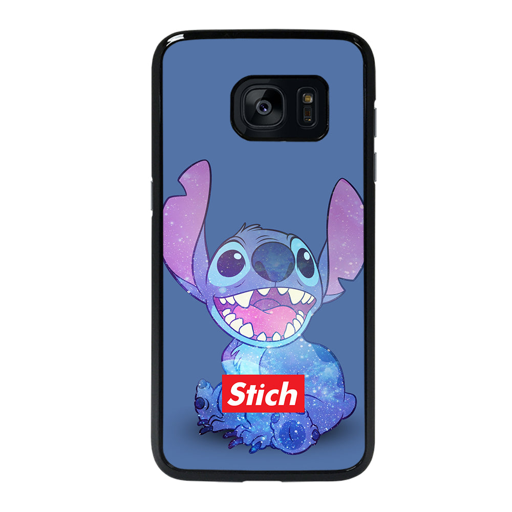 Cute Stitch Cartoon Galaxy Samsung Galaxy S7 Edge Case