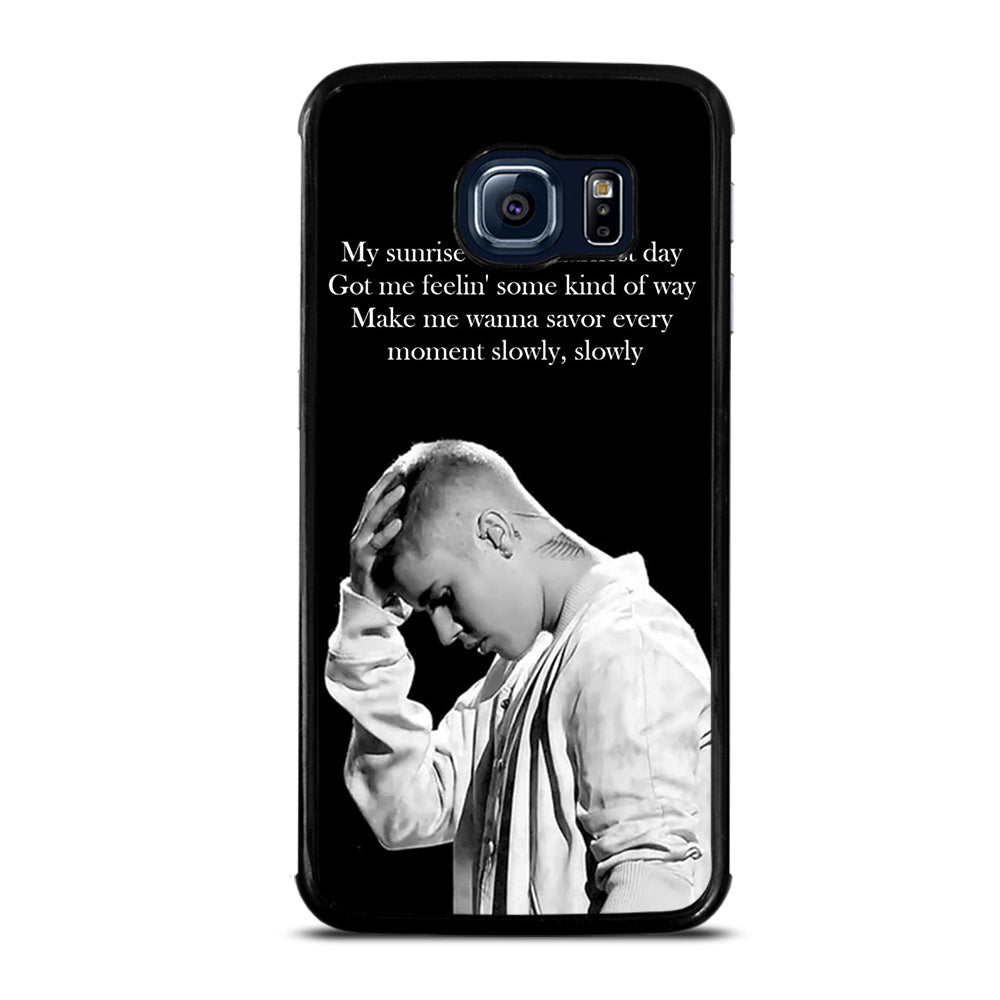 DESPACITO JUSTIN BIBER LIRYCS Samsung Galaxy S6 Edge Case