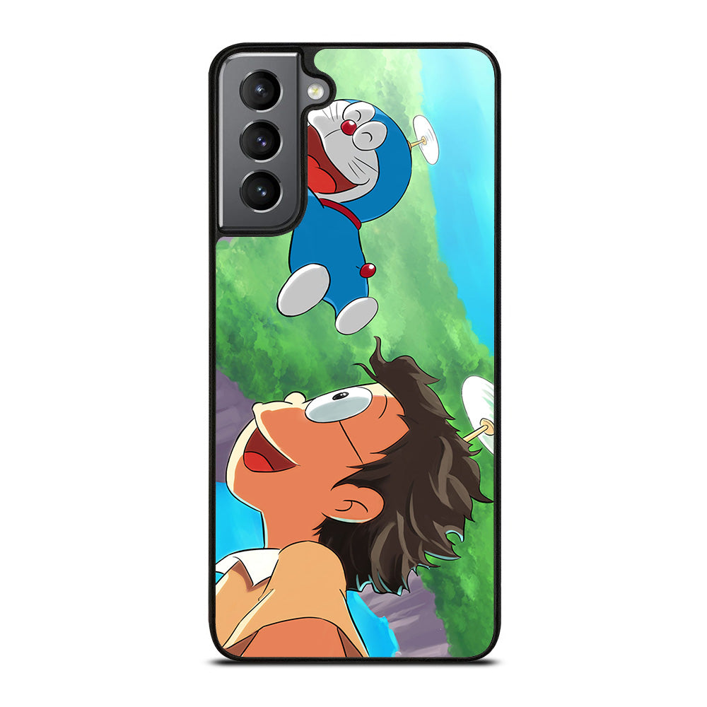 DORAEMON AND NOBITA FLY Samsung Galaxy S21 Plus 5G Case