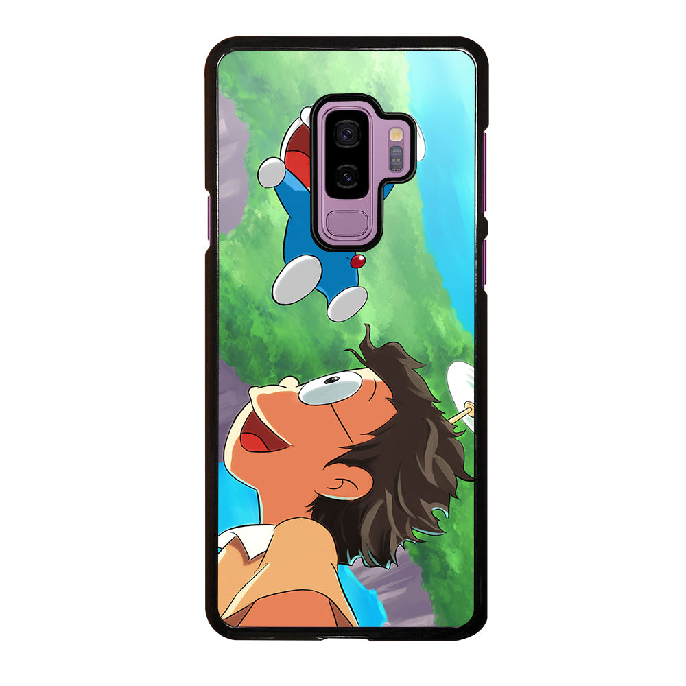 DORAEMON AND NOBITA FLY Samsung Galaxy S9 Plus Case