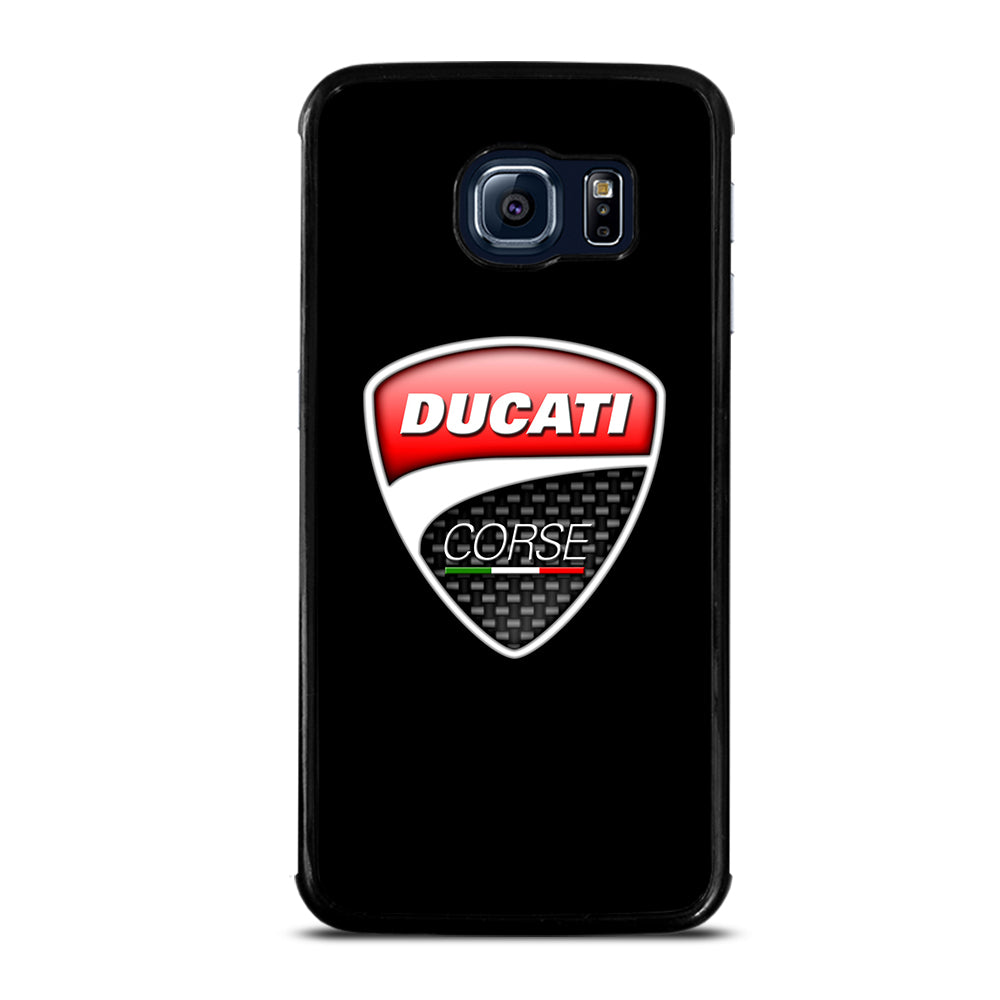 DUCATI LOGO BLACK Samsung Galaxy S6 Edge Case