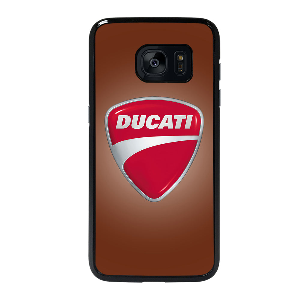DUCATI LOGO PINK Samsung Galaxy S7 Edge Case