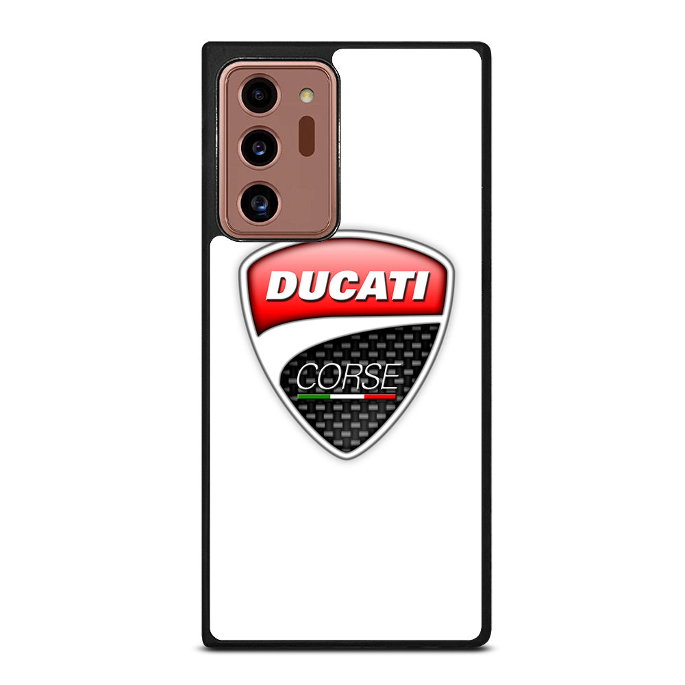 DUCATI LOGO WHITE Samsung Galaxy Note 20 Ultra Case