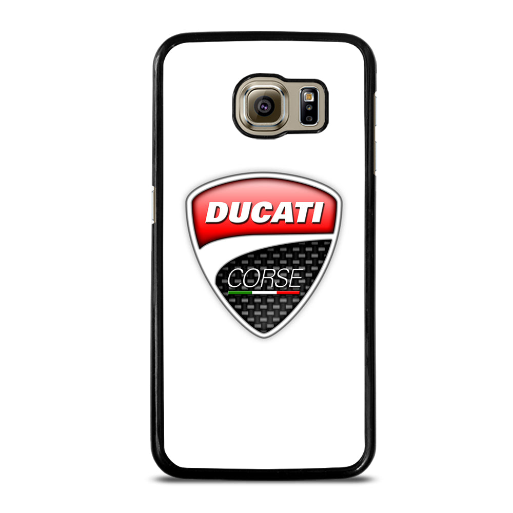 DUCATI LOGO WHITE Samsung Galaxy S6 Case