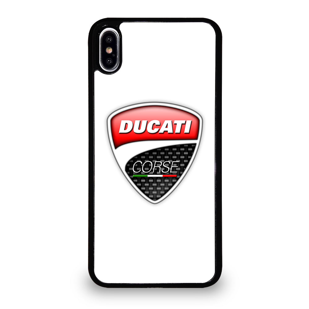 DUCATI LOGO WHITE iPhone XS Max Case