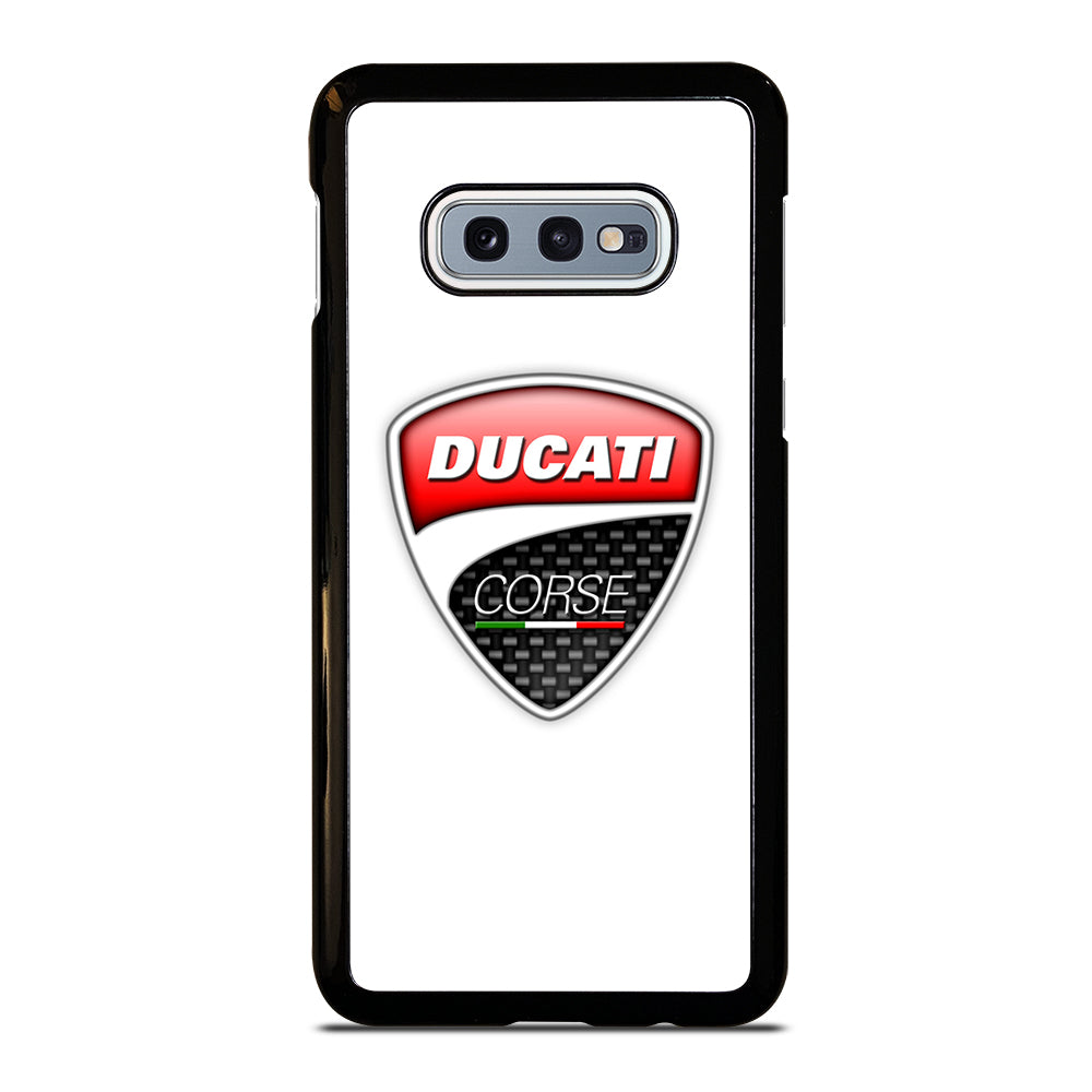 DUCATI LOGO WHITE Samsung Galaxy S10e Case