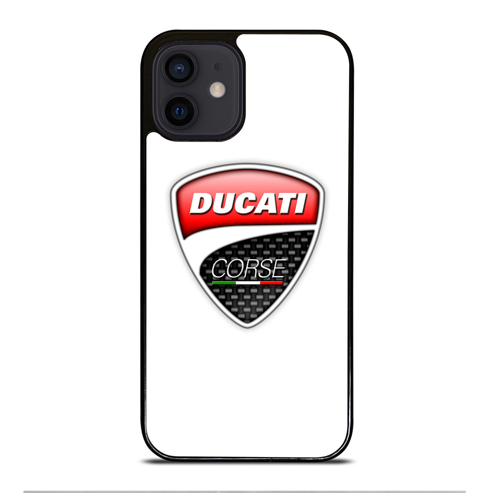 DUCATI LOGO WHITE iPhone 12 Mini Case