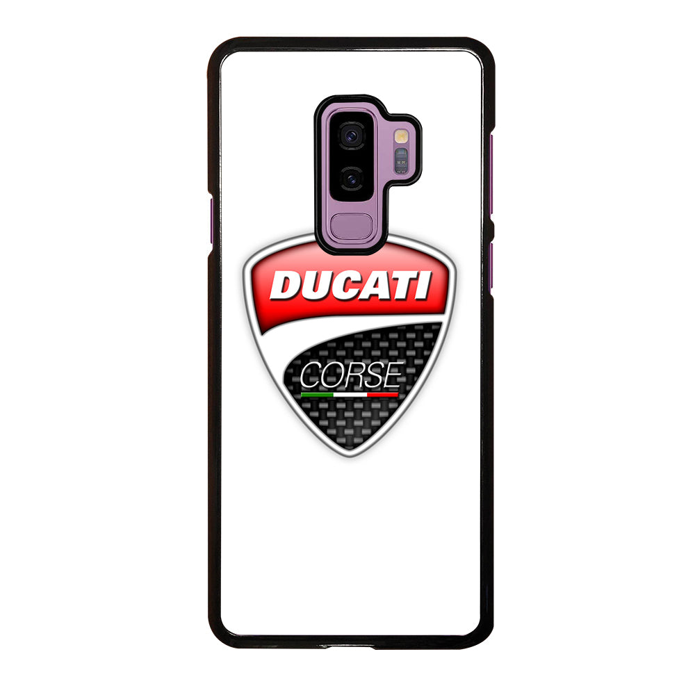 DUCATI LOGO WHITE Samsung Galaxy S9 Plus Case