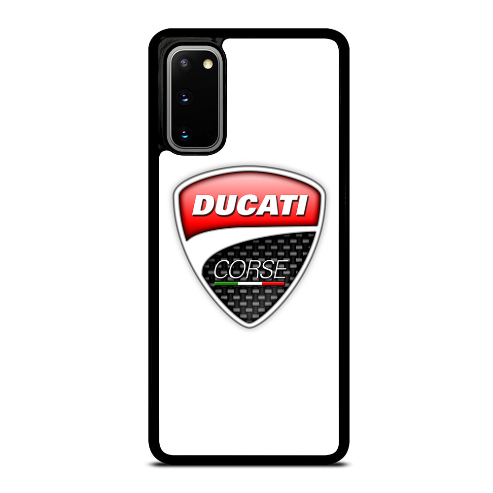 DUCATI LOGO WHITE Samsung Galaxy S20 / S20 5G Case