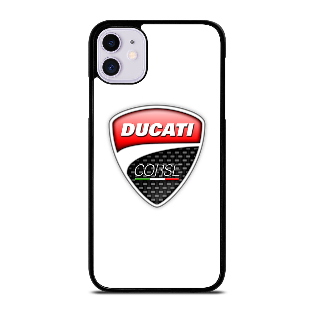 DUCATI LOGO WHITE iPhone 11 Case